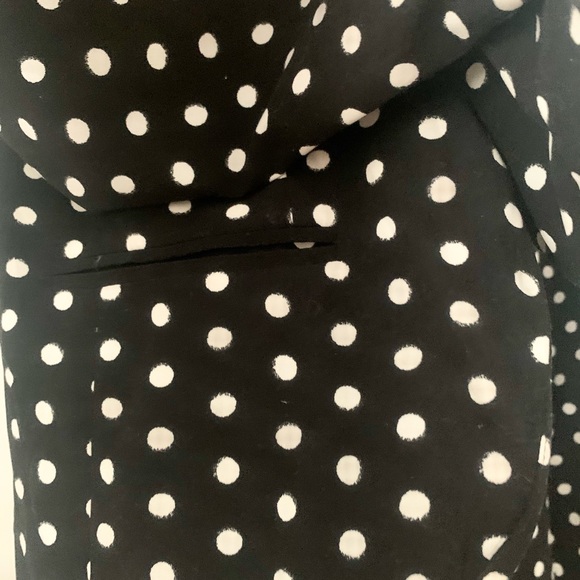 BLACK AND WHITE POLKA DOT BLAZER - Picture 3 of 4